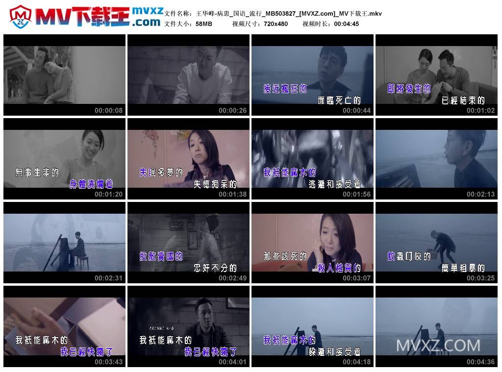 王华峰-病患_国语_流行_MB503827